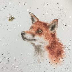 Fox and bee